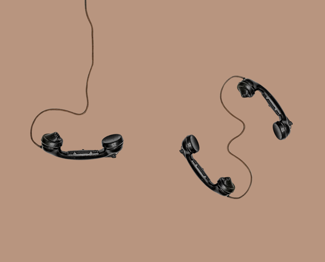 Combiné téléphonique vintage