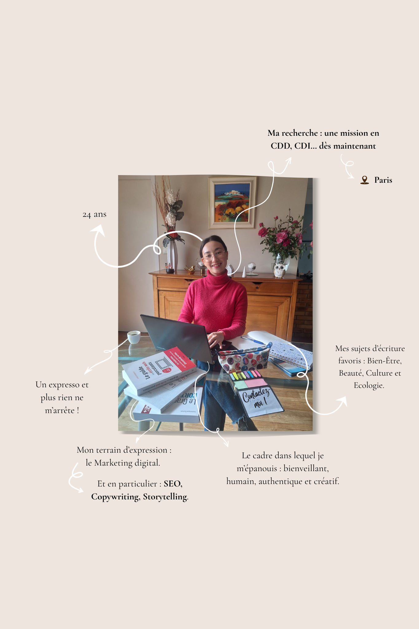 Portrait de Jessica Lê, spécialiste SEO et copywriting