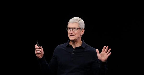 In this June 3, 2019, file photo Apple CEO Tim Cook speaks at the Apple Worldwide Developers Conference in San Jose, Calif. Apple said Monday, Nov. 4, that it's committing $2.5 billion to combat California's housing crisis.