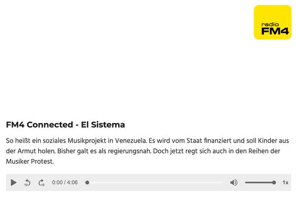 FM4 Connected - El Sistema