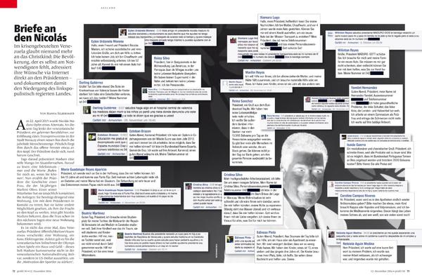 PROFIL - Briefe an den Nicolás