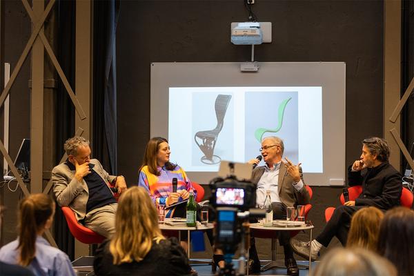 Istituto Marangoni London with guests Giulio Cappellini, Tom Dixon and Jay Osgerby. It was moderated by Wallpaper* magazine editor-in-chief Sarah Douglas