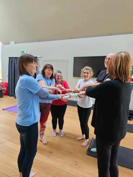 Inclusive and social community yoga events with Daisy Chain Yoga in South Lincolnshire.
