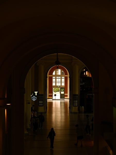 The interior of the Pacific Central Station in Vancouver