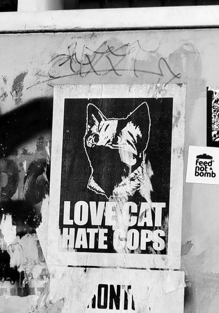 love cats not cops