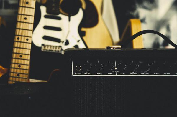 Guitars and an amp Guitars and an amp