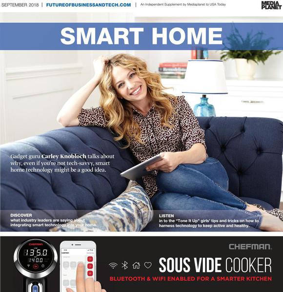 Carley Knobloch on the cover of Smart Home Carley Knobloch on the cover of Smart Home
