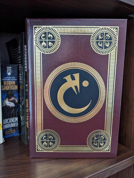 Leatherbound cover of Mistborn: The Final Empire Leatherbound cover of Mistborn: The Final Empire