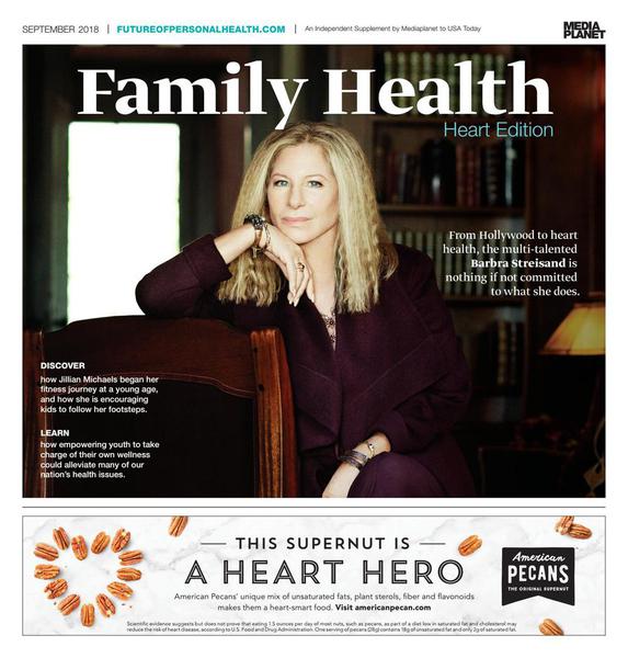 Barbra Streisand on the cover of Family Health Barbra Streisand on the cover of Family Health