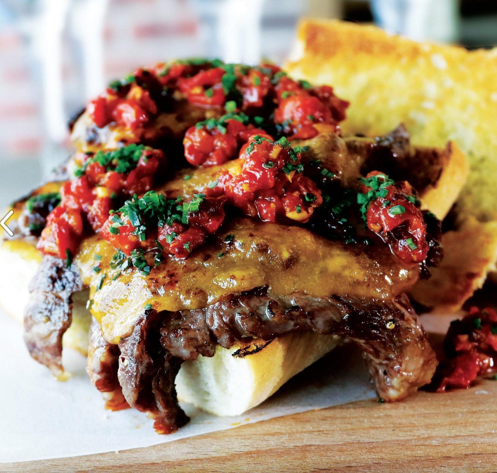 Chef John Buenaventura's lengua salpicao. (Photo courtesy of WG Publishing)