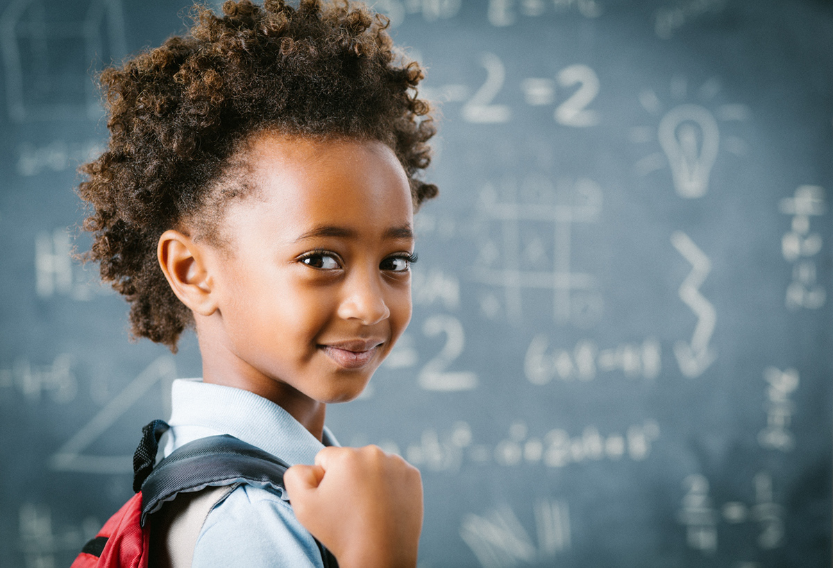 Foto lindona que usei para escrever matérias sobre a inserção dos pequenos na escola. (Crédito: ThinkStock).