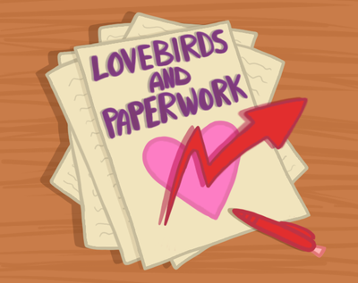 Lovebirds And Paperwork Cover