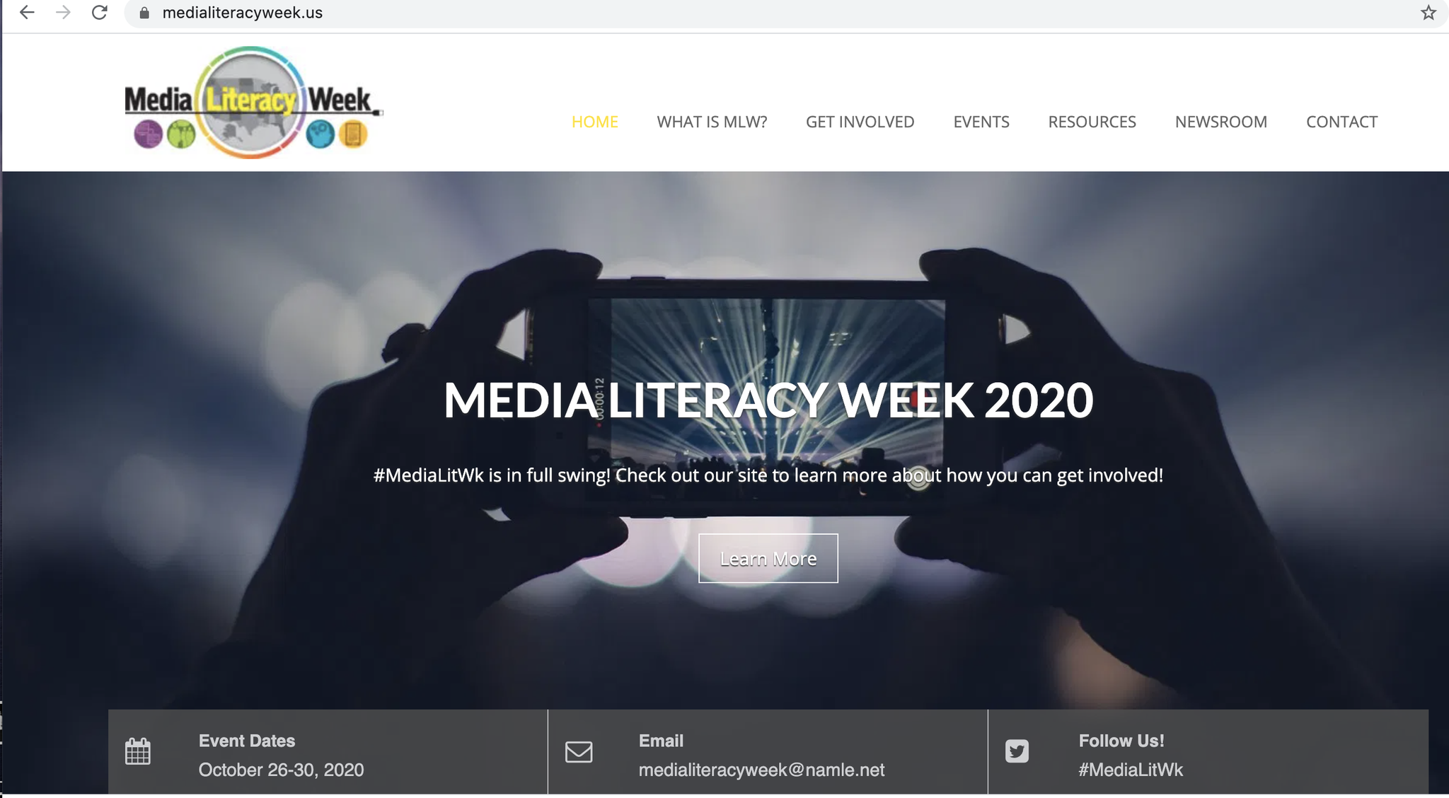 Media Literacy Week is Oct. 26-30, 2020