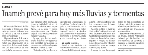 Yacarlí Carreño Santamaría / Diario El Tiempo