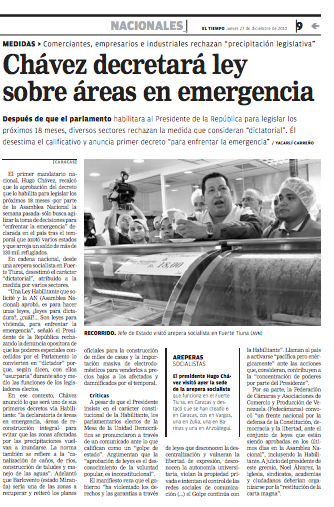 Yacarlí Carreño Santamaría / Diario El Tiempo