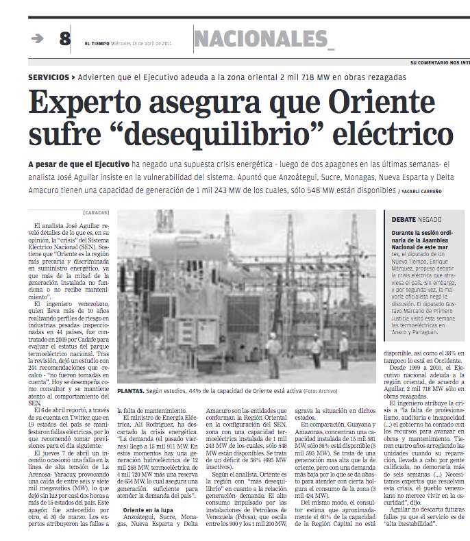 Yacarlí Carreño Santamaría / Diario El Tiempo