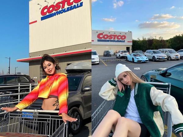 Influencers in Shanghai are posing at Costco, pretending they're