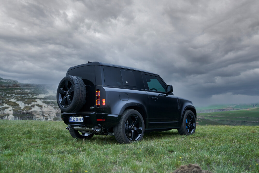 The Land Rover Defender V8