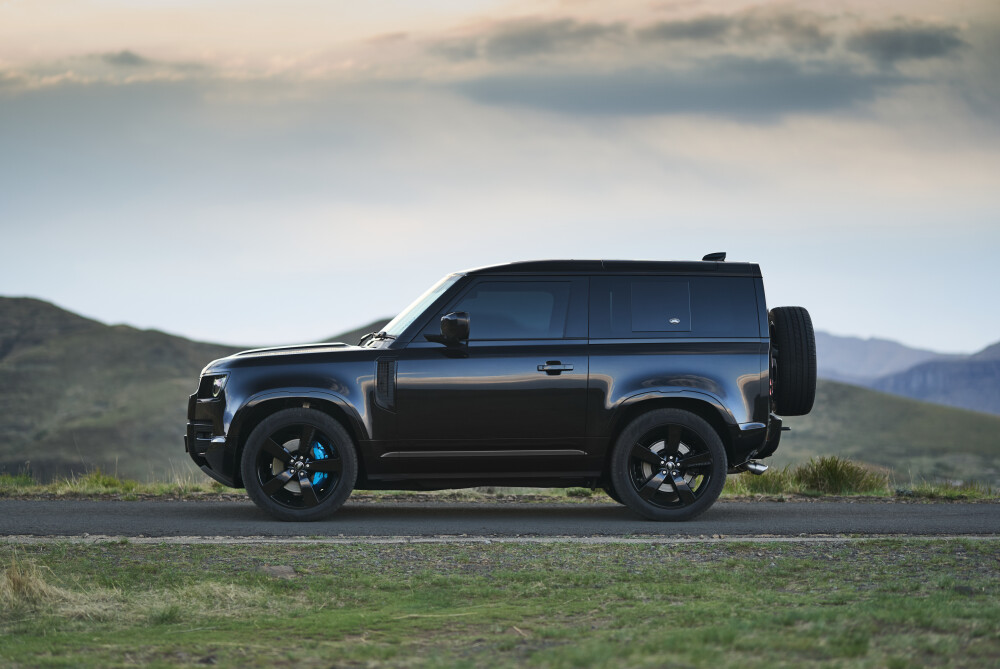 The Land Rover Defender V8