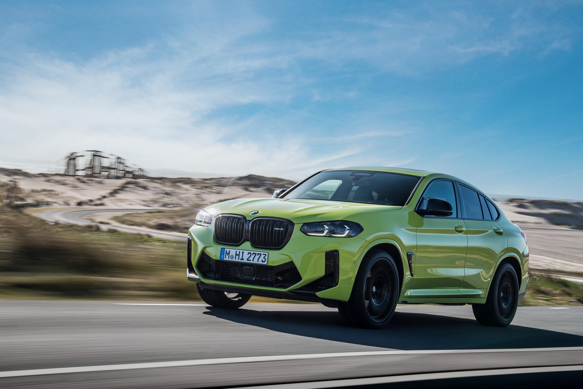 The face-lifted BMW X4 M Competition