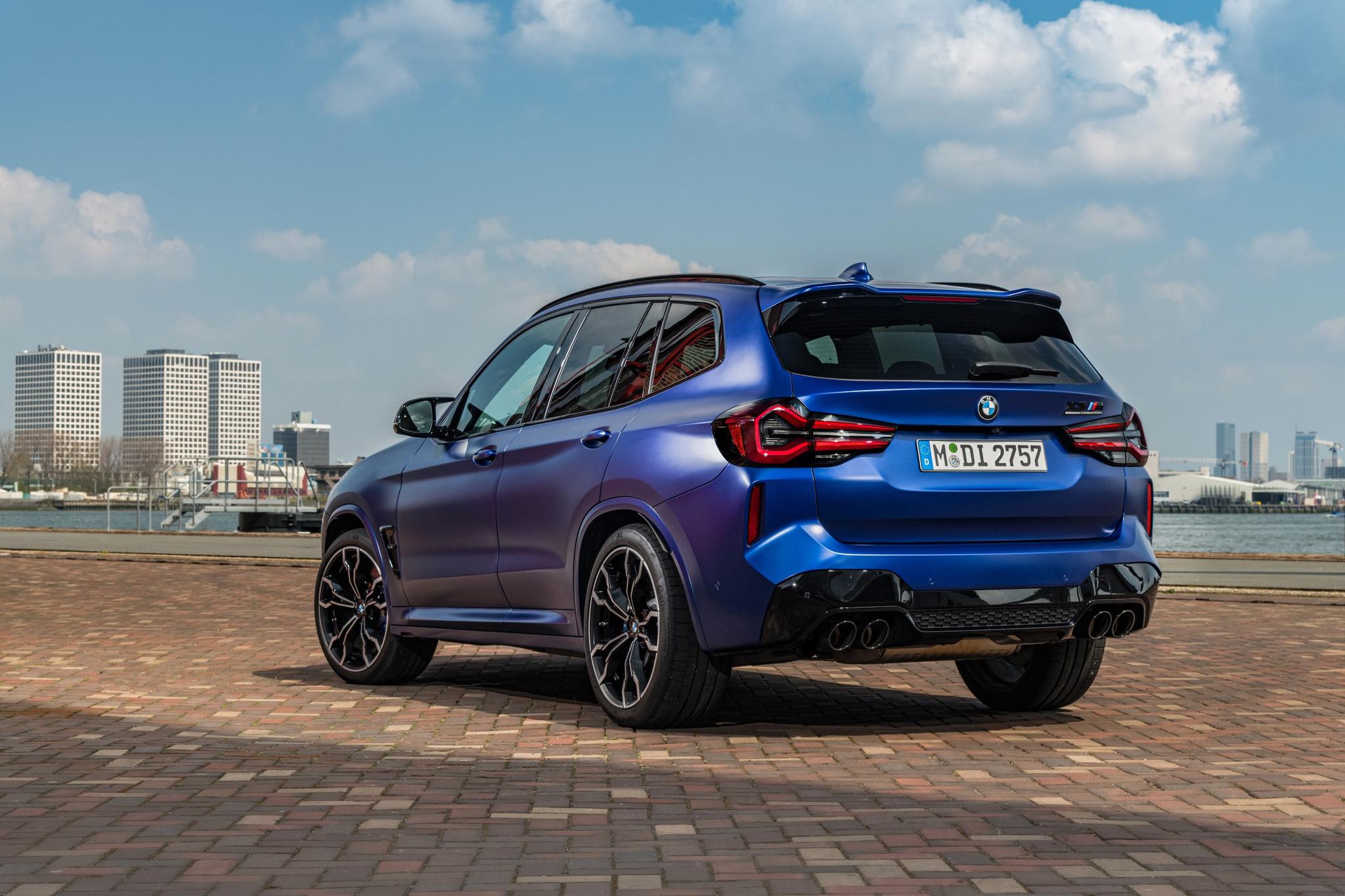 The facelifted BMW X3 M Competition