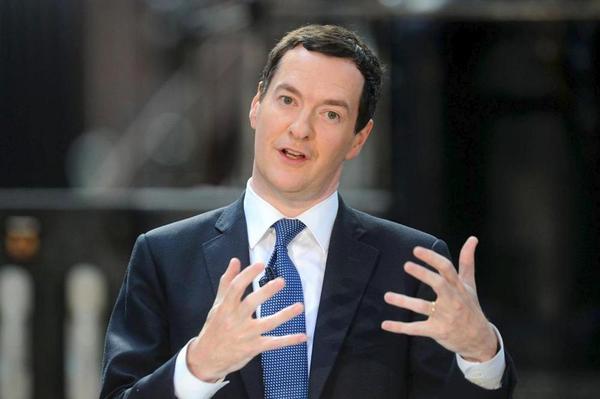 George Osborne gesticulating