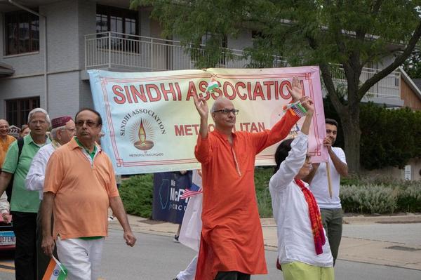 members of SAMC march during the independence day parade on Aug 14, 2022.