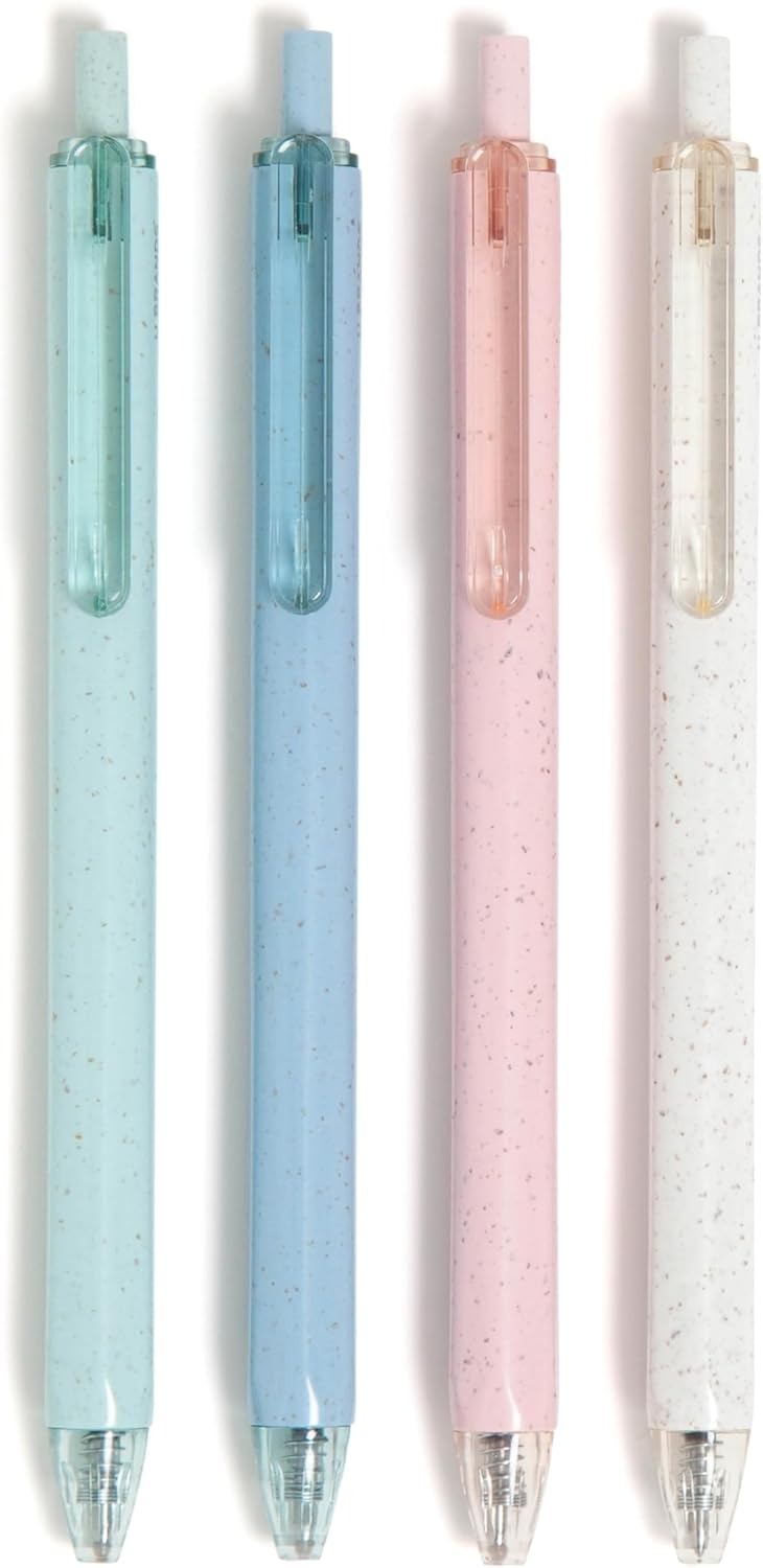 U Brands U-Eco Recycled Gel Click Pens, Set of 4, Pastel Speckle on Amazon U Brands U-Eco Recycled Gel Click Pens, Set of 4, Pastel Speckle on Amazon