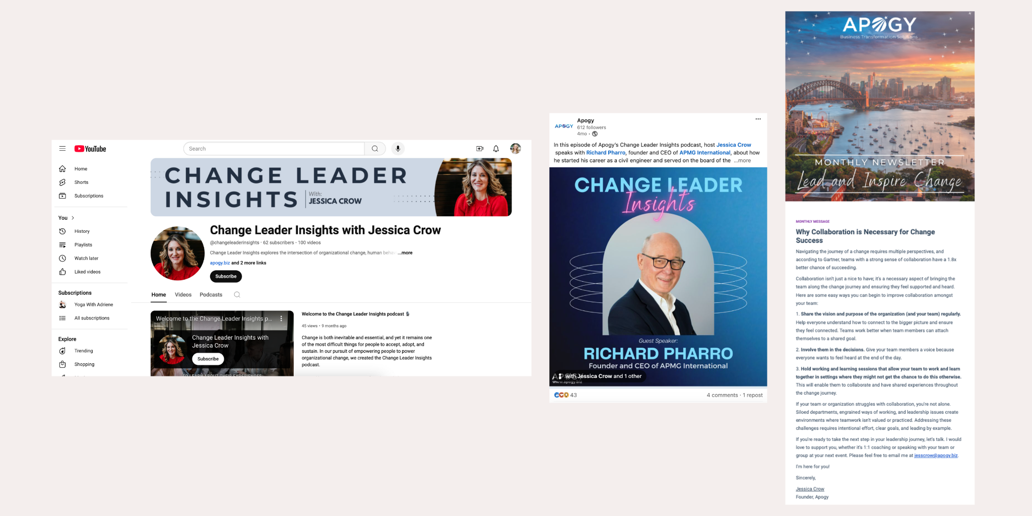 Apogy.biz Content Development